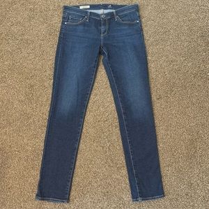 AG The Stilt Cigarette Leg Jeans Size 28R Dark